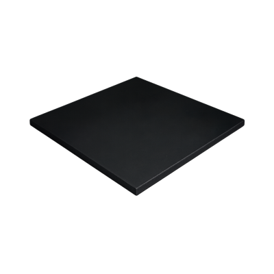 Sort gummiflise – 20 mm – 100×100 cm