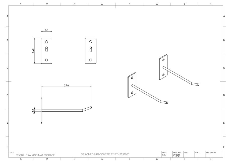 Fitness360 Training Mat Storage Fitness360 Training Mat Storage