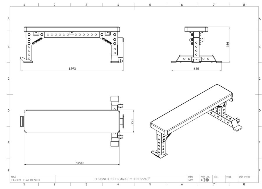 FT3096 - Flat Bench