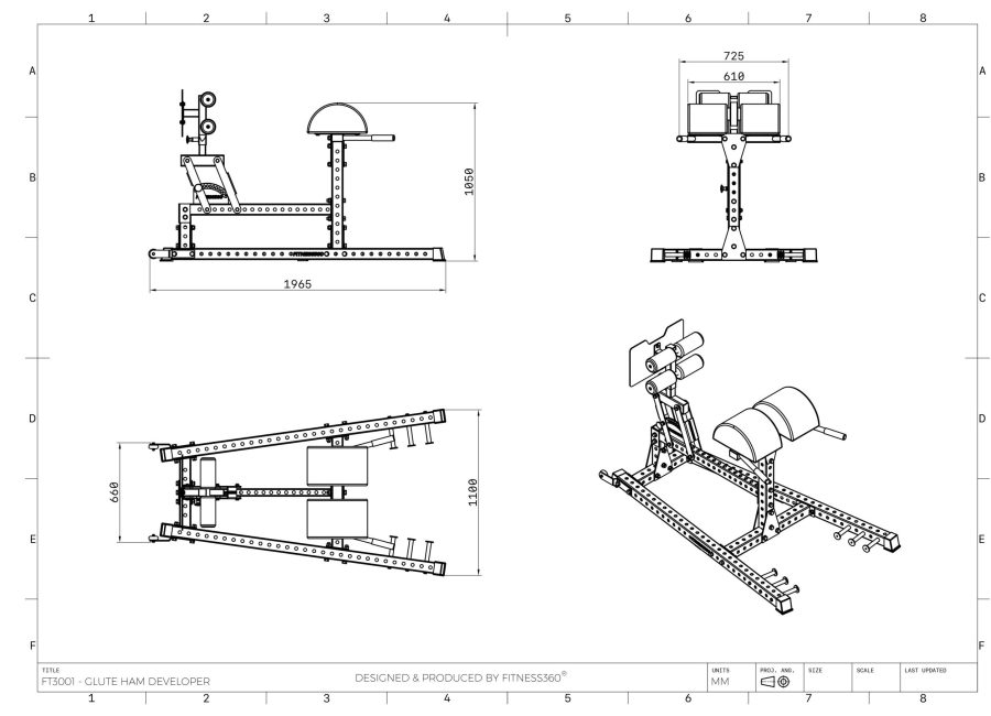 Fitness360 GHD Glute Ham Developer