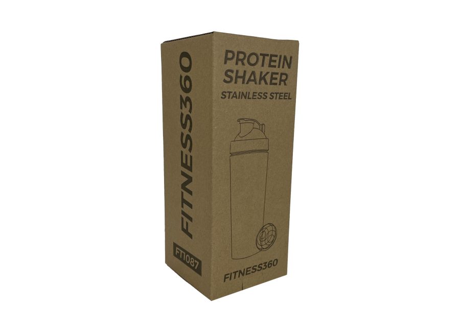 Protein Shaker – Rustfri Stål – Fitness360 Protein Shaker - Rustfri Stål - Fitness360