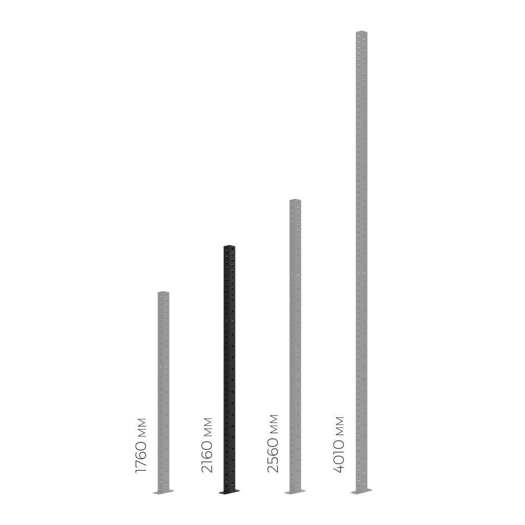 Rack stolpe - 216 cm