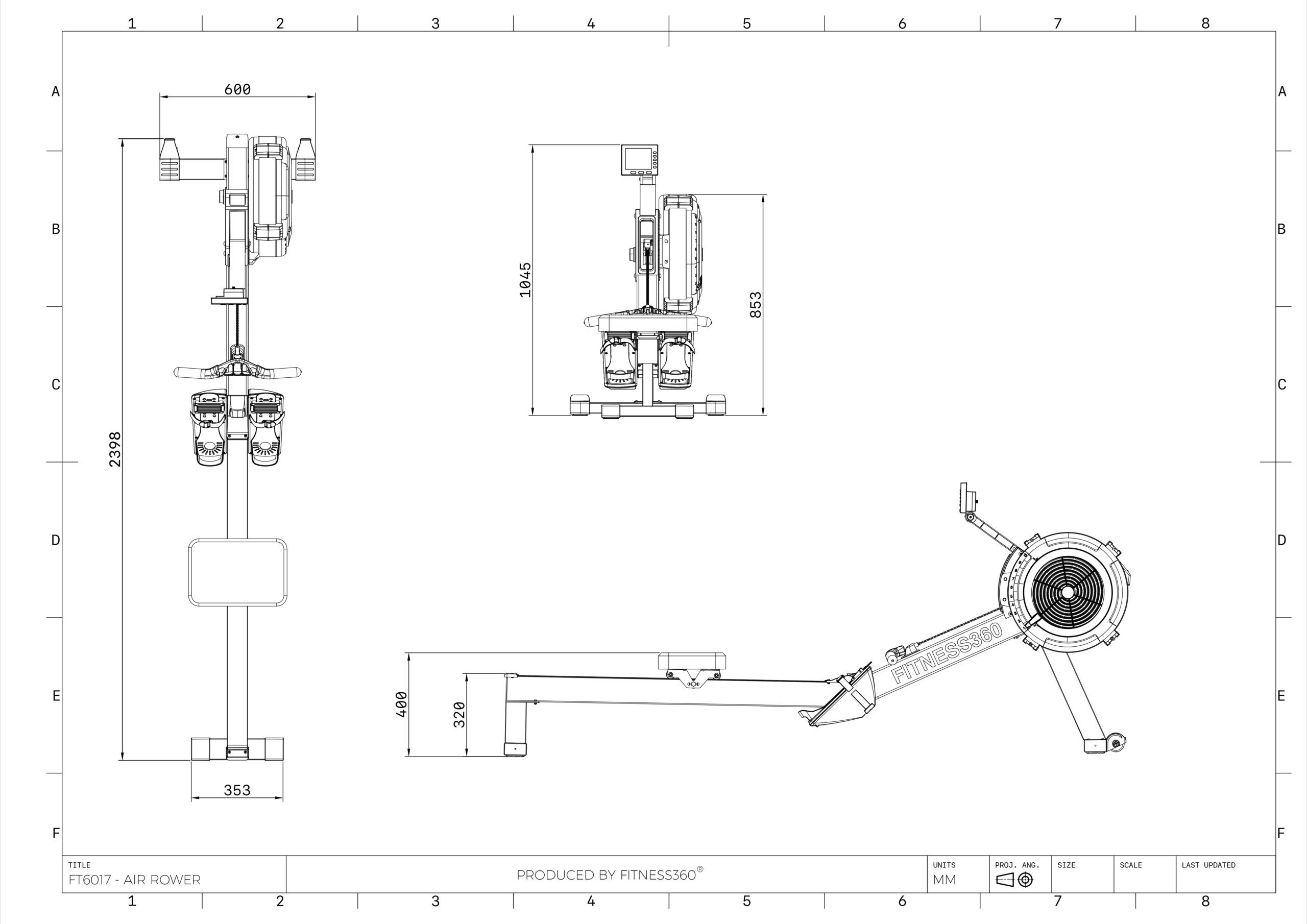 Fitness360 Air Rower
