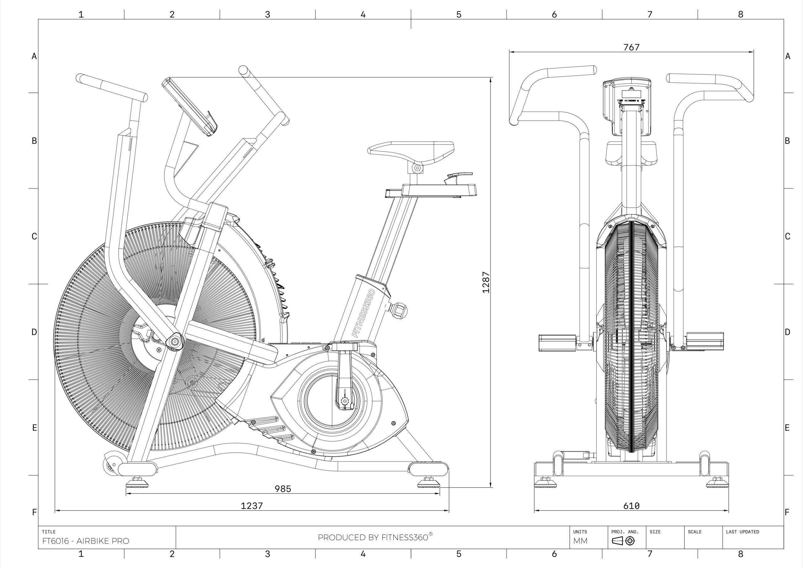 Fitness360 Air Bike