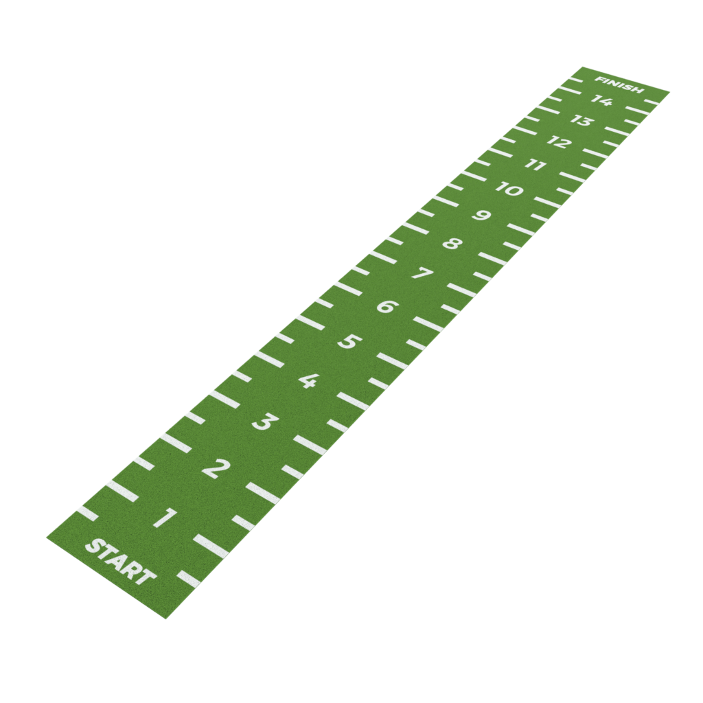 Prowler Bane med markeringer - 2x15 meter - Grøn