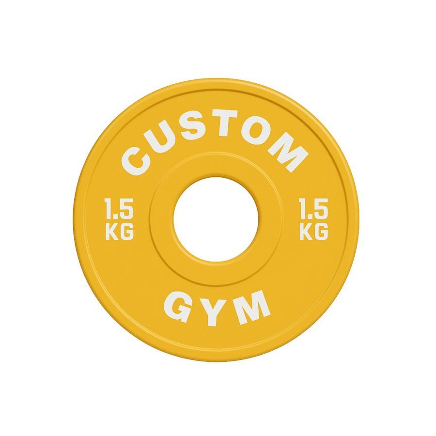 Fractional Plates - Farvede - 1,5 kg - Gul