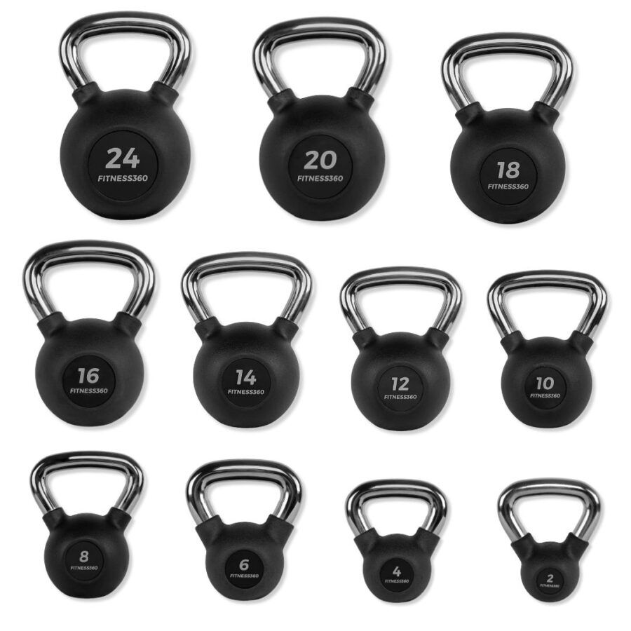 Kettlebell med kromhåndtag